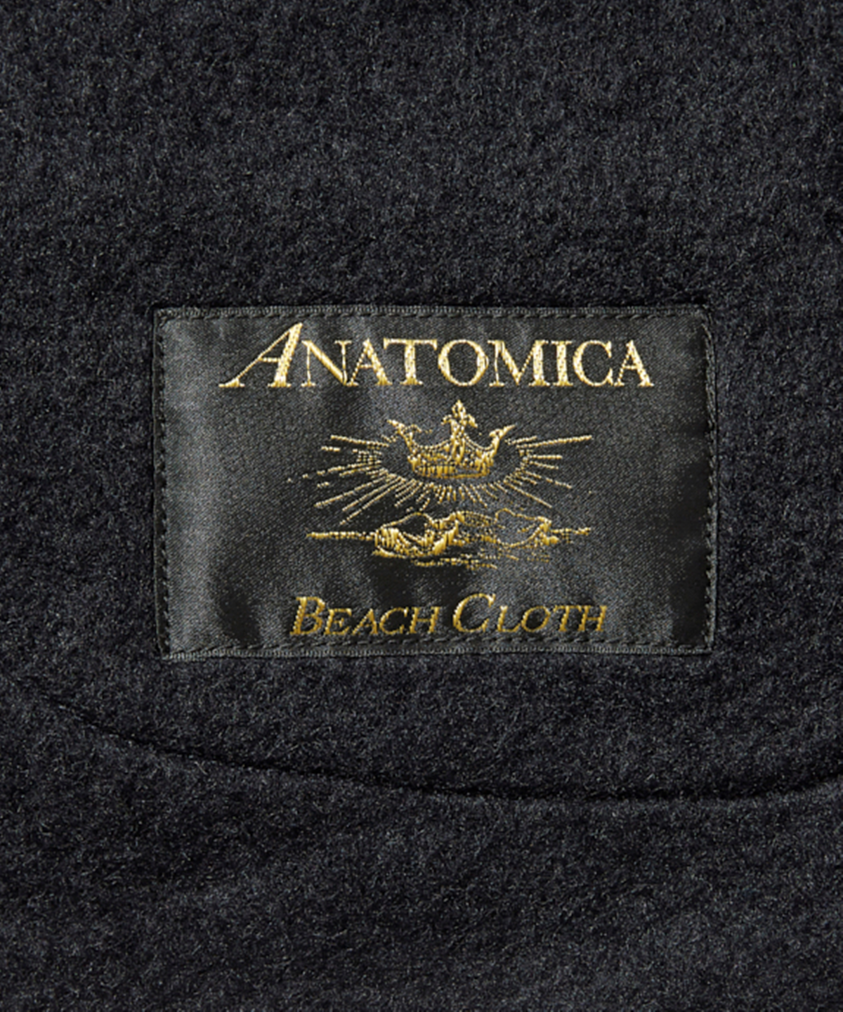 【 RESTOCK 】ANATOMICA BEACH CLOTH VEST / DARK NAVY