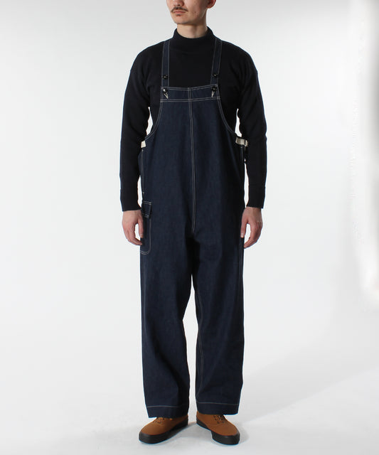 【 23FW 】ANATOMICA USN GUNNERS BIB OVERALLS / INDIGO NON WASH