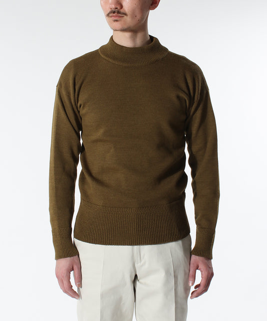 【 23FW新作 】ANATOMICA GOB MOCK NECK / KHAKI