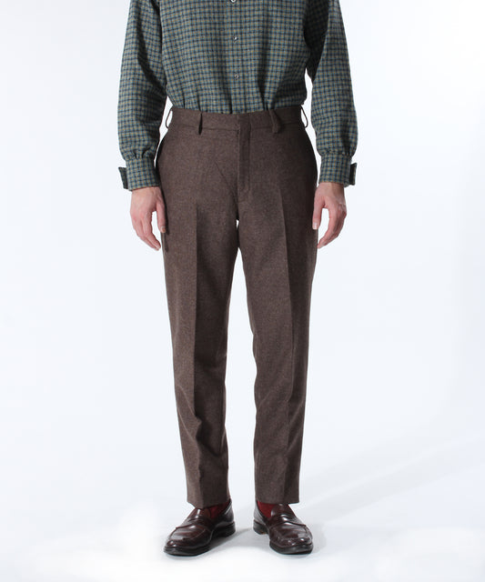 【 23FW新作 】ANATOMICA TRIM FIT Ⅲ WOOL FLANNEL / BROWN