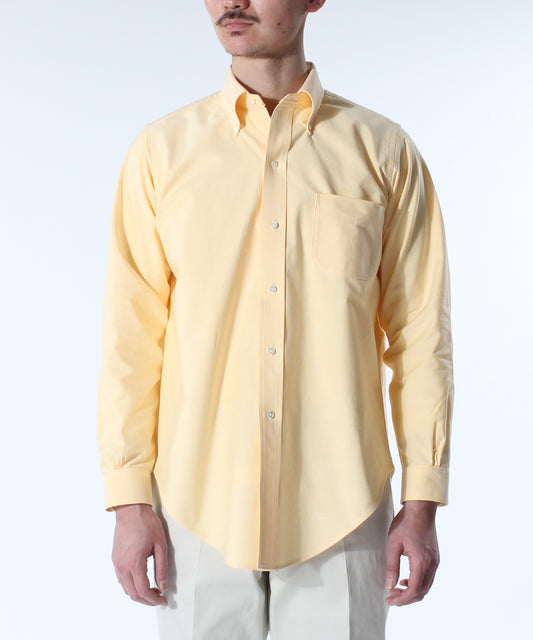 【 23FW新作 】ANATOMICA BD SHIRT IDEAL OXFORD / MAIZE