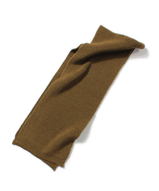 【 23FW新作 】ANATOMICA KNF MUFFLER / KHAKI