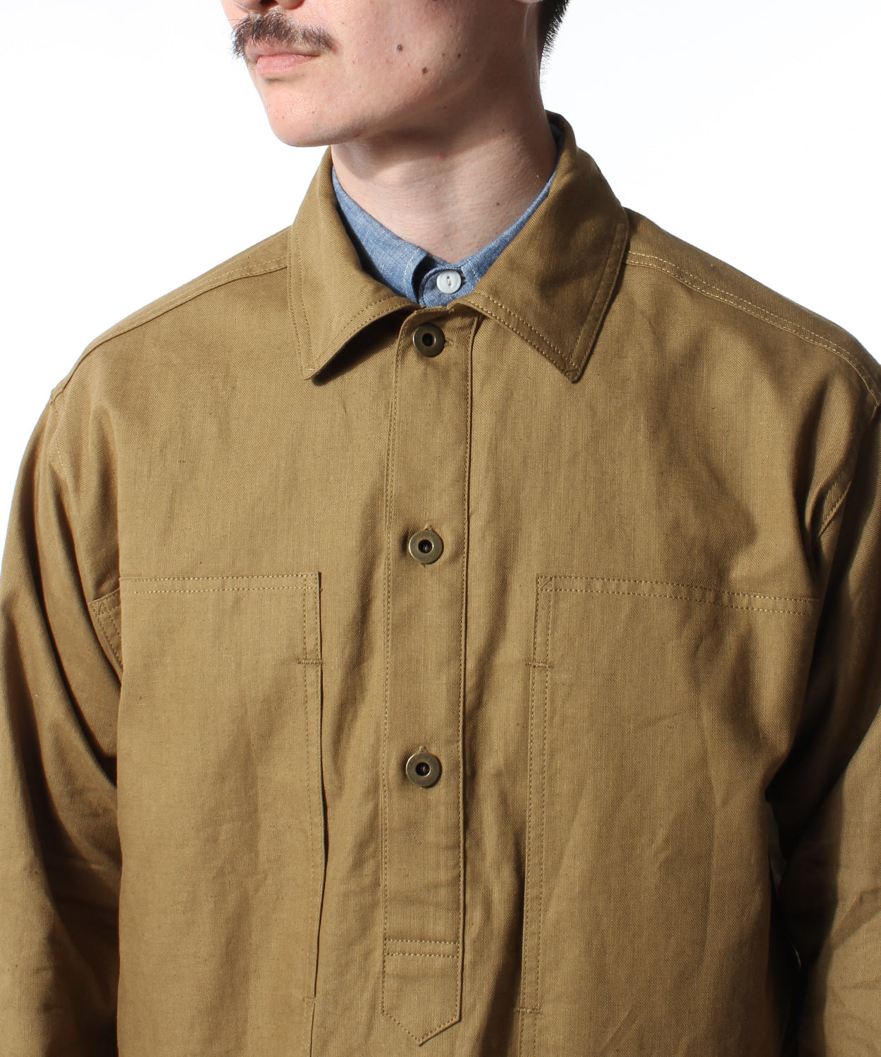 【 24SS】ANATOMICA 1918 PULLOVER ARMY TWILL / OLIVE DRAB