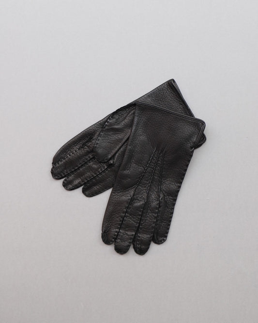 【 23FW 】ANATOMICA POUJADE GLOVES DEERSKIN UNLINED / BLACK