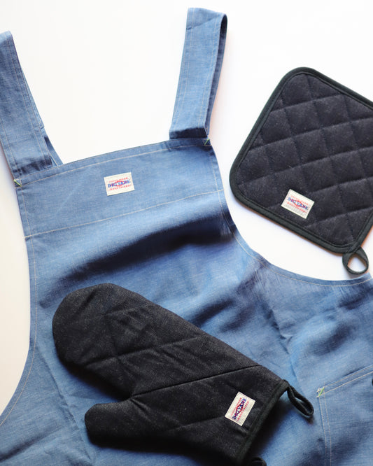 【 DRY GOODS 】BIG YANK 233 WRAPPED APRON CHAMBRAY / BLUE