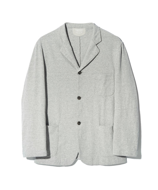 【 23SS新作 】A'r DESIGN CAMPUS JACKET US COTTON JERSEY/ GREY