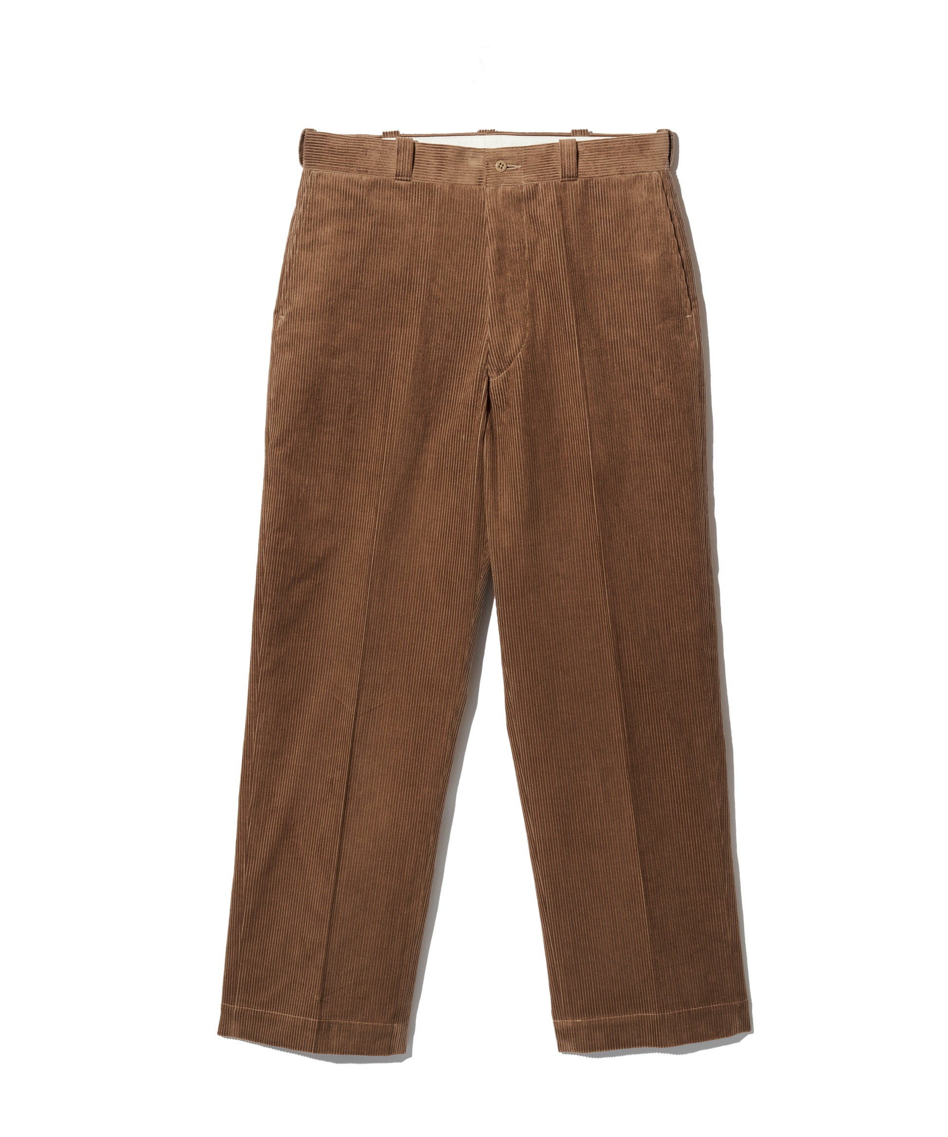 【 23FW新作 】YANKSHIRE 1963 CHINO TROUSERS GERMAN CORDUROY / L.BROWN