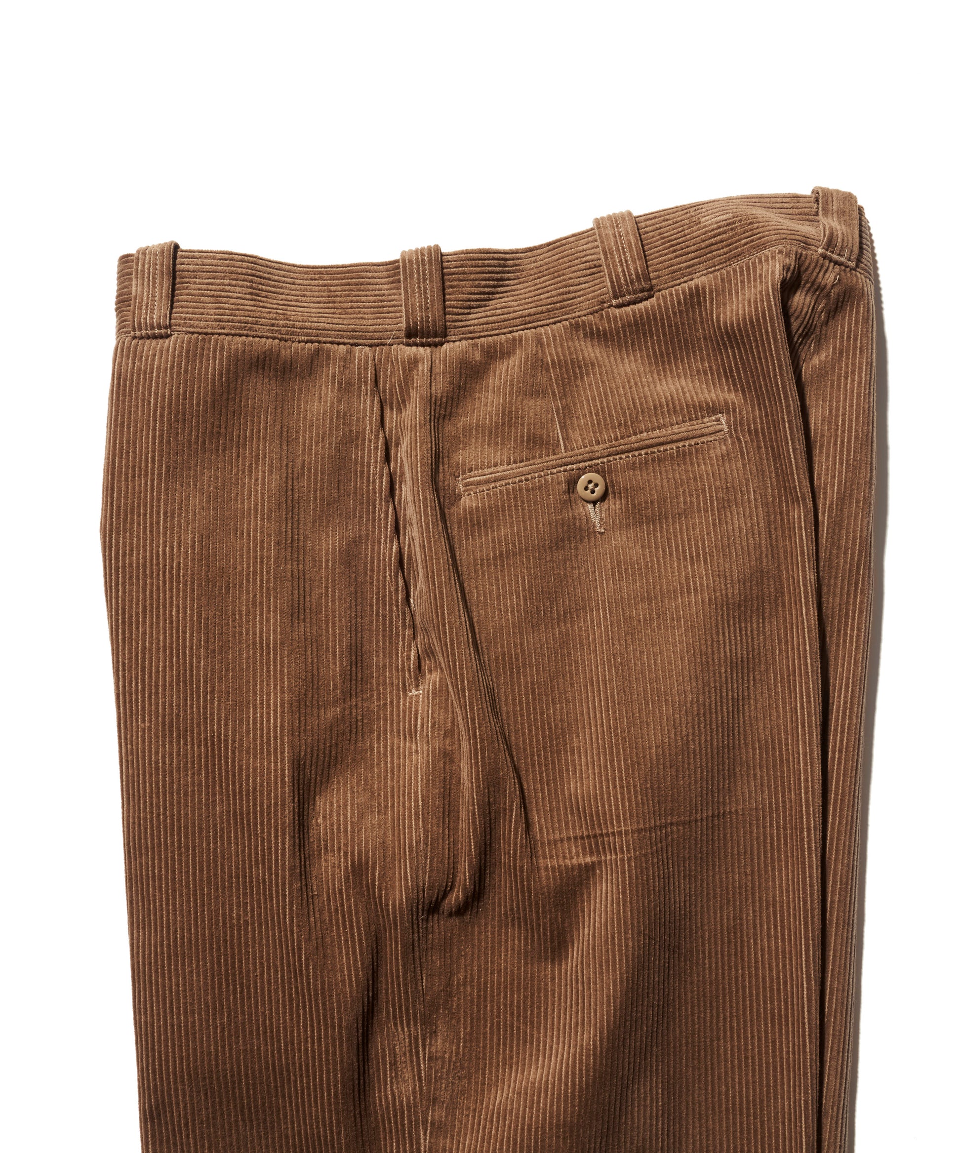 23FW新作 】YANKSHIRE 1963 CHINO TROUSERS GERMAN CORDUROY / L.BROWN