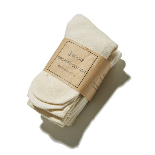 Anatomica Organic Socks 3Packs / Natural