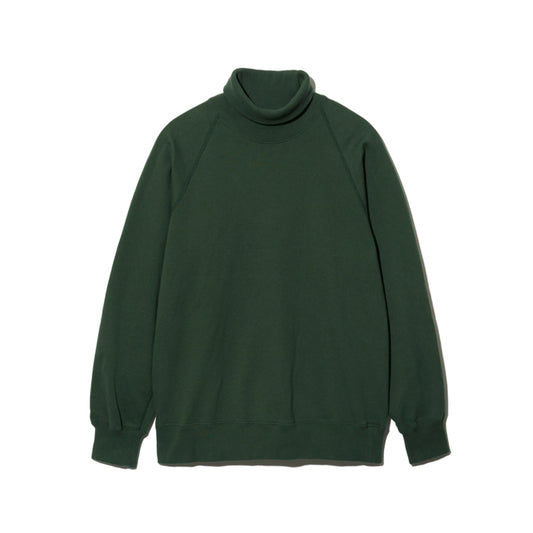 ANATOMICA SWEAT RAGLAN TURTLE / D.GREEN