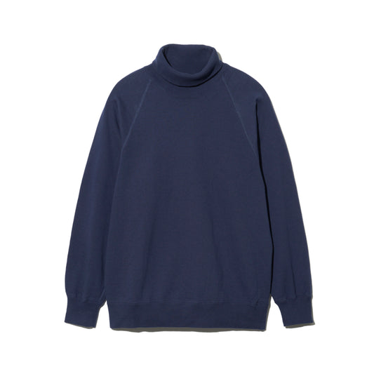 ANATOMICA SWEAT RAGLAN TURTLE / INK BLUE