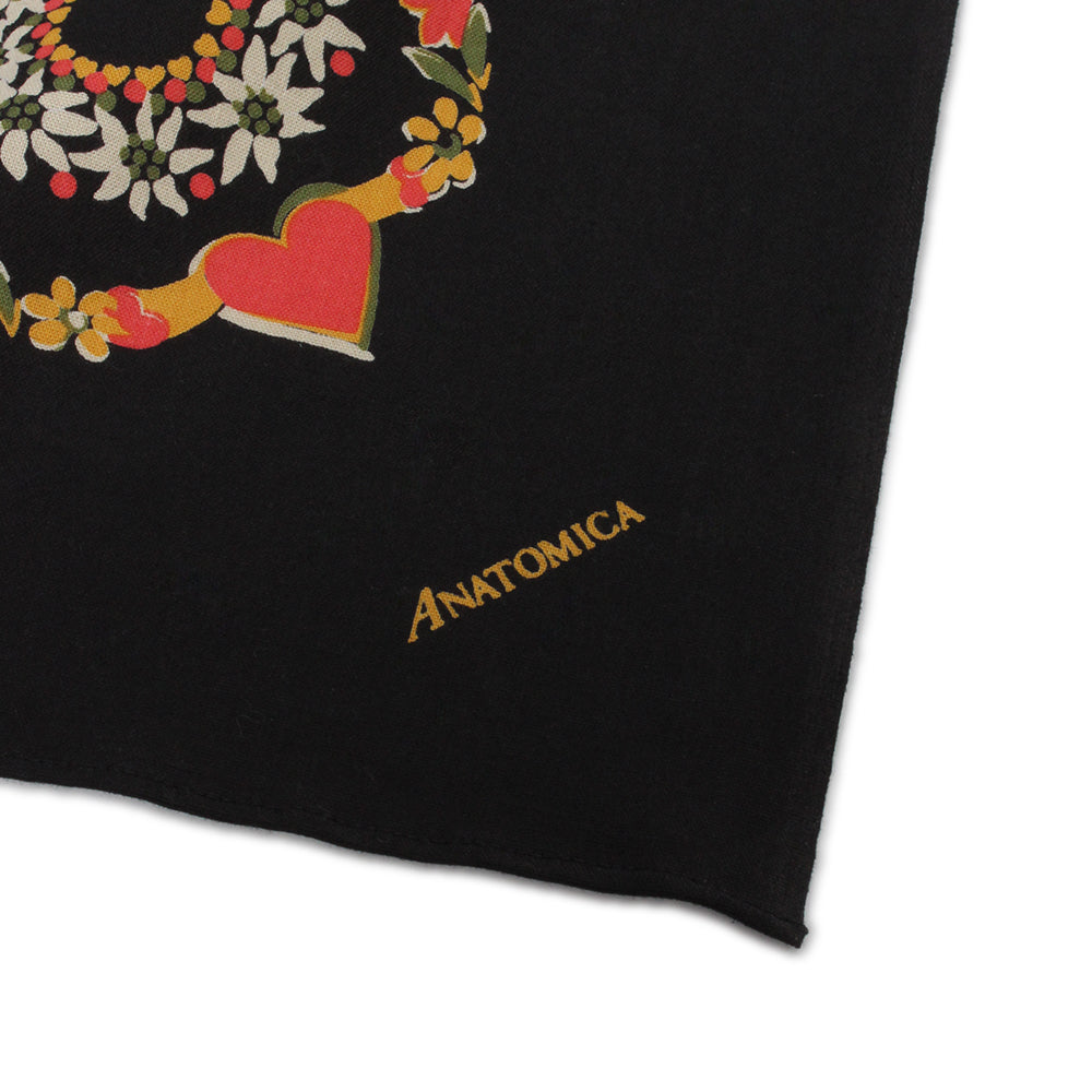 ANATOMICA SATIN SCARF HAUTE-SAVOIE / BLACK