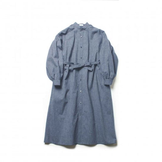 ANATOMICA LADIES TUSCAN DRESS CHAMBRAY / INDIGO