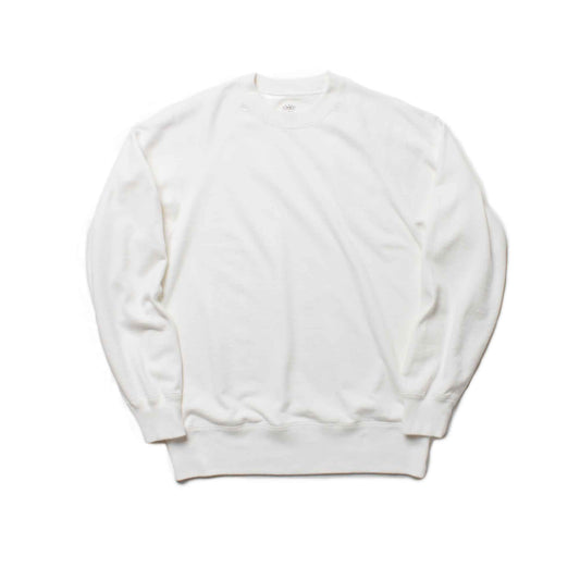 ANATOMICA SWEAT RAGLAN CREW NECK / OFF WHITE