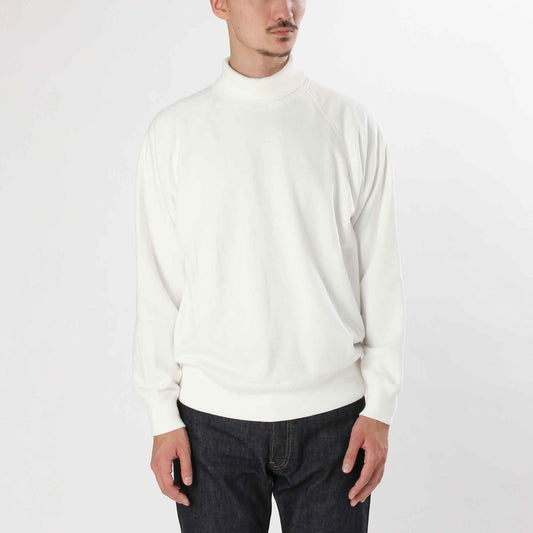 ANATOMICA SWEAT RAGLAN TURTLE / OFF WHITE