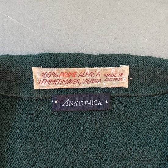 [21FW Nouveau travail] Anatomica Lemmermayer Cardigan 2ly / Vert