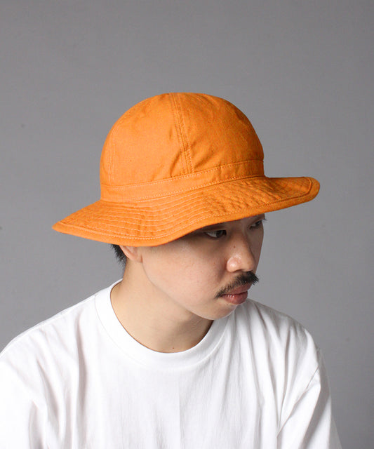 【 23SS新作 】Der SAMMLER TACKLE HAT COTTON LINEN / ORANGE