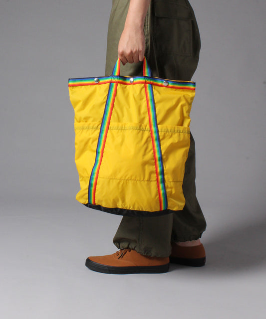 【 23SS新作 】RMFC WIND TOTES BAG RAINBOW WEBBING  / YELLOW