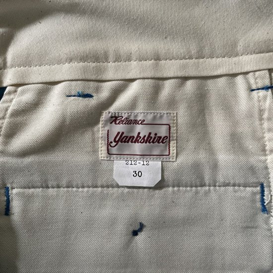 [21FW new work] Yankshire M63 Chino Trousers Corduroy / Turquoise