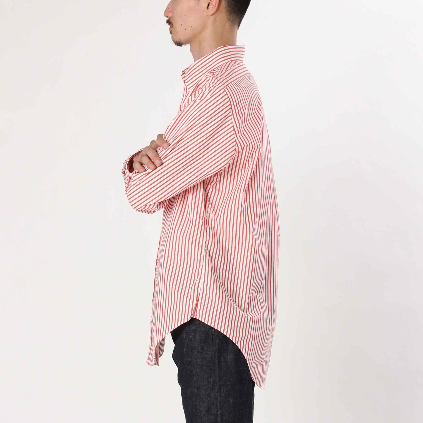 [22SS new work] Anatomica BD Shirt Candy Stripe / Red