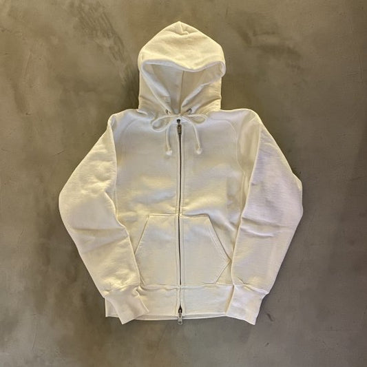 ANATOMICA ATC ZIP-UP SWEAT PARKA / WHITE