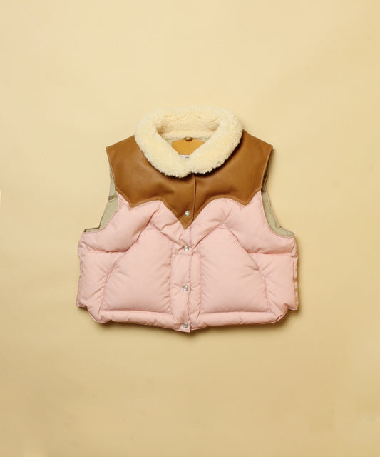 【 23FW新作 】LADIES RMFC HERITAGE  ANNELLE VEST / PINK