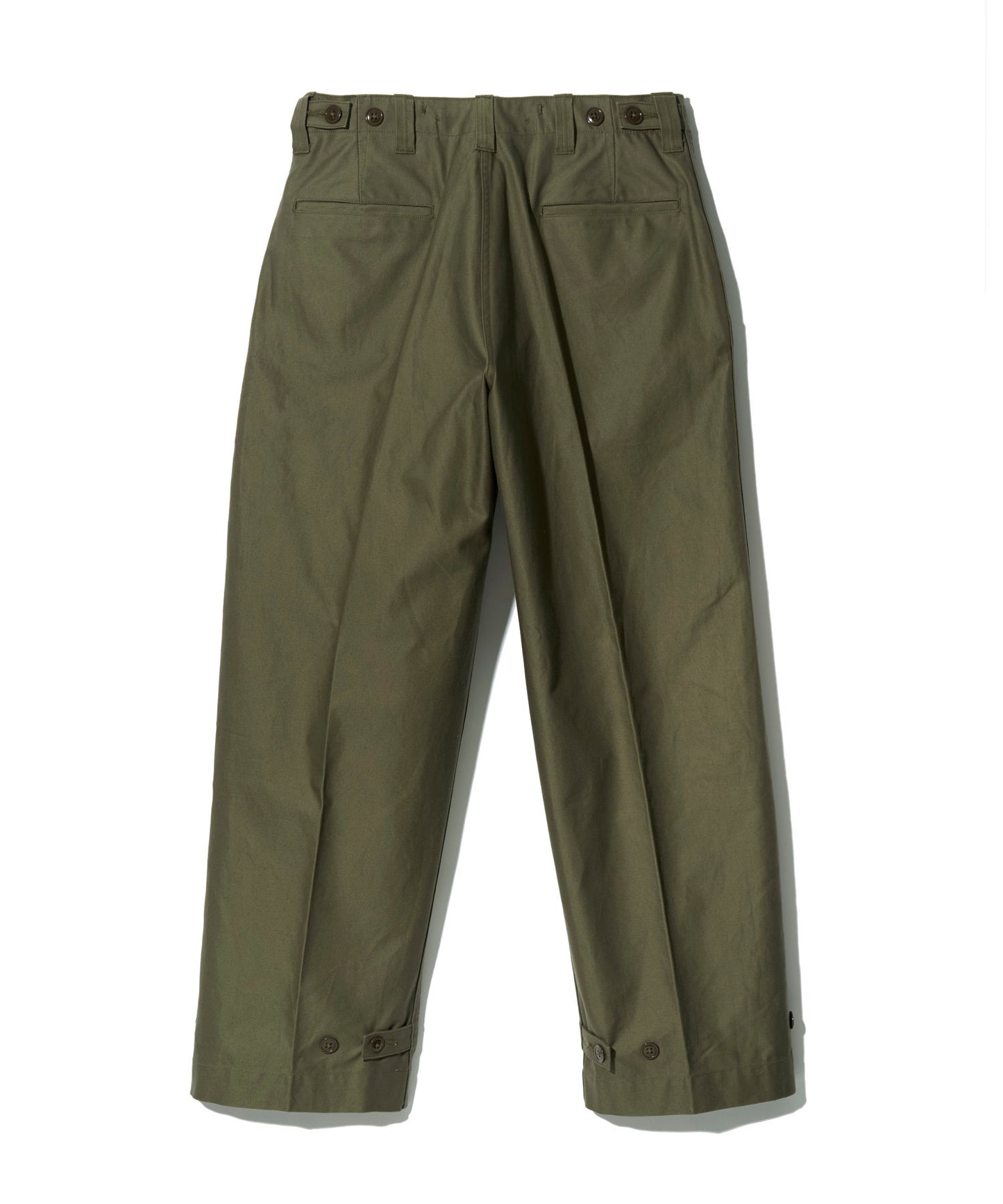 【 23SS新作 】YANKSHIRE M1945 TROUSERS SATEEN / OLIVE